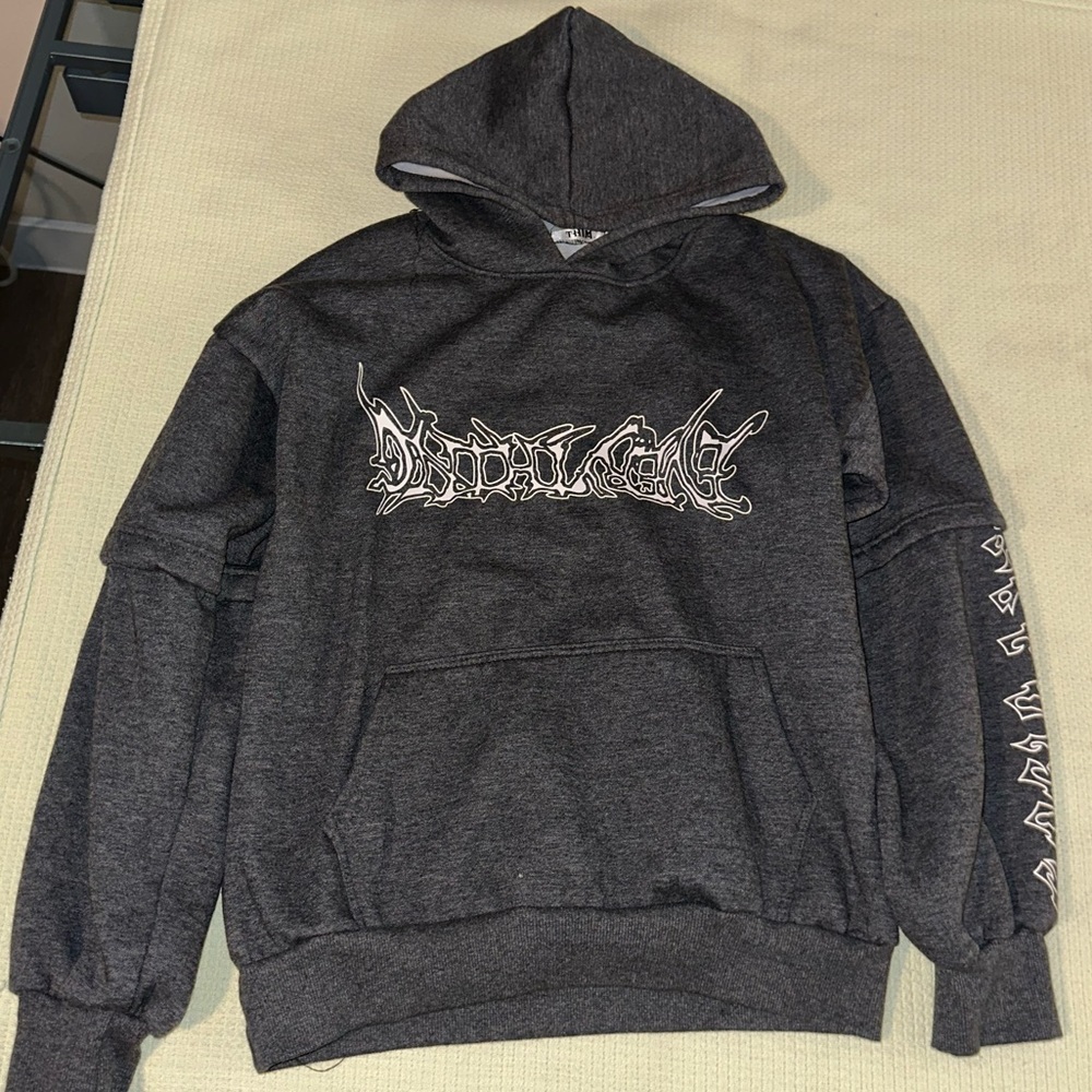 unique street wear hoodie, fleece lined
